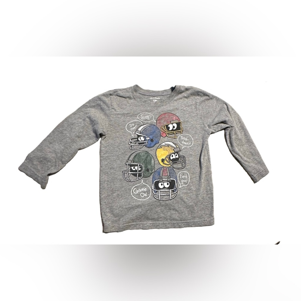 Garanimals Gray Long Sleeve Tee with Graphic Design Size: 4T/NP4